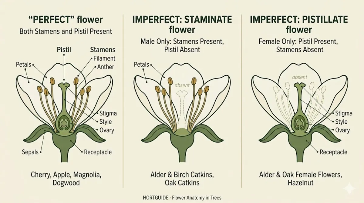 Flower Anatomy in Trees: From Pollen to Fruit